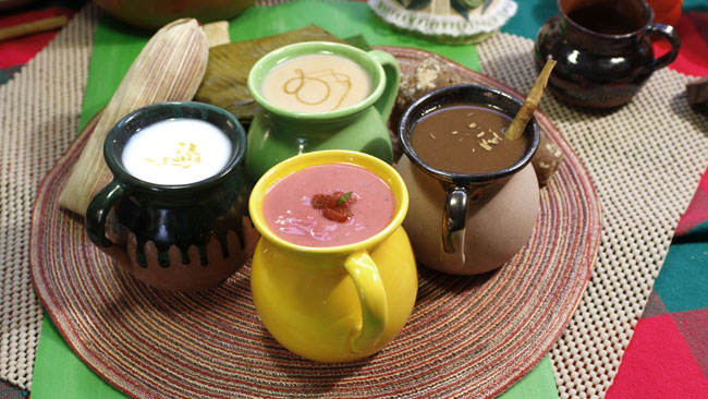 Tamales y atoles en Mexico